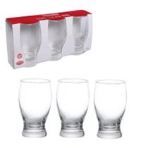 Copo De Vidro Long Drink Tulipa 200Ml 3Pcs