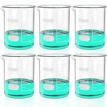 Copo de vidro OniLab Griffin Low Form 500 mL, pacote com 6 unidades, 3.3 Borosilicato Copo de vidro OniLab Griffin Low Form 500 mL, pacote com 6 unidades, 3.3 Borosilicato