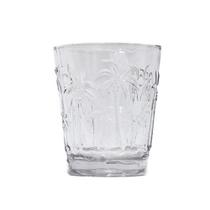 Copo de Vidro Palm Trees Transparente BTC Decor 325ml