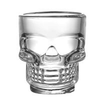 Copo De Vidro Para Shot Drinks Whisky 50ml Caveira Rock Style Servir Mesa Bar Copo De Vidro Para Shot Drinks Whisky 50ml Caveira Rock Style Servir Mesa Bar