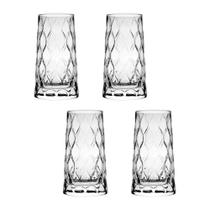 Copo De Vidro Pasabahçe 345 ml Leafy 4 Peças Copo De Vidro Pasabahçe 345 ml Leafy 4 Peças