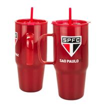 Copo de vidro são paulo spfc com tampa e canudo 1200ml ref. ys258_2