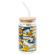 Copo de vidro Silver Buffalo Disney Mickey Donald Duck Copo de vidro Silver Buffalo Disney Mickey Donald Duck