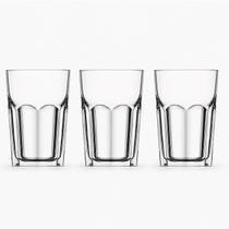 Copo de Vidro Sydney 350ml Transparente Kit 3 ou 6 para Mesa Posta Copo de Vidro Sydney 350ml Transparente Kit 3 ou 6 para Mesa Posta