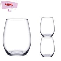 Copo De Vidro Transparente Redondo Pasabahçe 440ml 2 Unida Copo De Vidro Transparente Redondo Pasabahçe 440ml 2 Unida