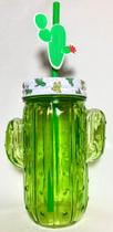 Copo de vidro verde CACTUS