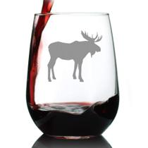 Copo de vinho Bevvee Moose Silhouette Stemless 500mL