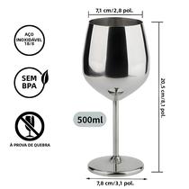Copo De Vinho De Aço Inoxidável De 500ml Inquebrável Para Coquetéis Em Casa E Festas Ao Ar Livre 1PC Copo De Vinho De Aço Inoxidável De 500ml Inquebrável Para Coquetéis Em Casa E Festas Ao Ar Livre 1PC