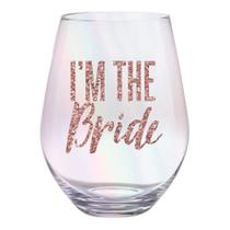 Copo de vinho Jumbo Stemless Slant Collections I'm the Bride 900 ml
