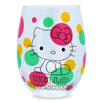 Copo de vinho prateado Buffalo Sanrio Hello Kitty 600mL Copo de vinho prateado Buffalo Sanrio Hello Kitty 600mL