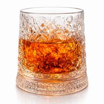 Copo de Whisky 280ml Giratório 360º Base em Vidro Vitino Bubble Copo de Whisky 280ml Giratório 360º Base em Vidro Vitino Bubble