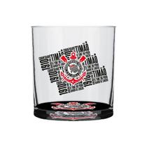 Copo de whisky bar rocks corinthians 305ml vidro oficial Copo de whisky bar rocks corinthians 305ml vidro oficial