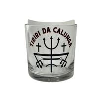 Copo de Whisky e bebidas - 260ML - Exú Tiriri Da Calunga - Umbanda Kimbanda e Candomblé - Elementary