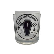 Copo de whisky e bebidas exu catacumba 260ml vidro - umbanda quimbanda e candomblé Copo de whisky e bebidas exu catacumba 260ml vidro - umbanda quimbanda e candomblé