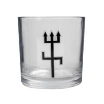 Copo De Whisky Vidro Exú Tridente Tradicional 300 Ml