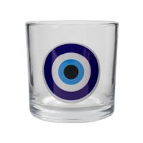 Copo de Whisky Vidro Olho Grego 300 ml Copo de Whisky Vidro Olho Grego 300 ml