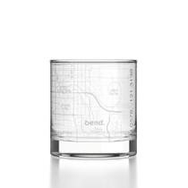 Copo de Whisky Well Told Mapa de Bend Oregon 325ml