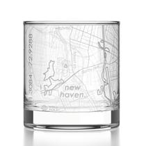 Copo de Whisky Well Told Mapa de New Haven 325 ml Copo de Whisky Well Told Mapa de New Haven 325 ml
