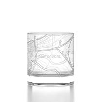Copo de Whisky Well Told Mapa de New Orleans 325 ml Transparente Copo de Whisky Well Told Mapa de New Orleans 325 ml Transparente
