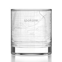 Copo de Whisky Well Told Mapa de Spokane 325ml Transparente Copo de Whisky Well Told Mapa de Spokane 325ml Transparente