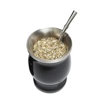 Copo De Yerba Mate Em Aço Inoxidável De 8oz Com Dupla Parede, Bombilhas E Escova De Limpeza, Estilo