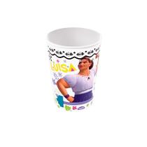 Copo Decorado Festa Encanto Luisa - Para Colorir - 320 ml - 1 unidade - Plasútil - Rizzo