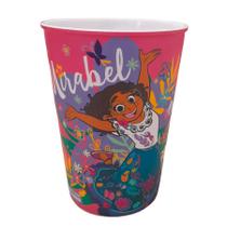 Copo Decorado Festa Encanto Rosa Mirabel - Para Colorir - 320 ml - 1 unidade - Plasútil - Rizzo