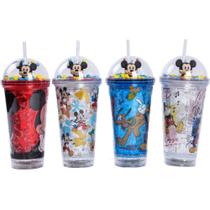 Copo Decorado Mickey C/LED/CANUDO 450ML (S)