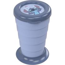 Copo Decorado Stitch Retratil 330Ml