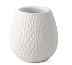 Copo decorativo em cimento branco p Copo decorativo em cimento branco p