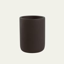 Copo Decorativo em Cimento Preto 9,5cm - Mart Copo Decorativo em Cimento Preto 9,5cm - Mart