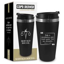 Copo Denver Emborrachado Cursos Servico Social 450ml