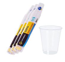 Copo Descartável 180mL Transparente Reforçado C/100 - Copobras Copo Descartável 180mL Transparente Reforçado C/100 - Copobras
