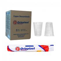 Copo Descartável 200 Ml 2.500 Unid Transparente Orleplast