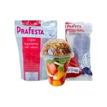 Copo Descartável 200ml Plástico Transparente T. Bolha 100und