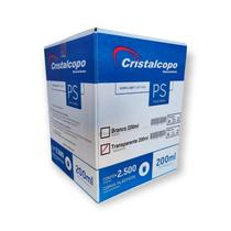 Copo Descartável 200ml Transparente Cristalcopo c/25x100 un