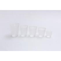 Copo Descartável 200ML Transparente PS Pacote com 100