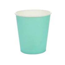 Copo Descartável 270ml Verde Água C/8 Unid. Copo Descartável 270ml Verde Água C/8 Unid.