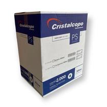 Copo Descartável 300ml Transparente Cristalcopo com 20x100 unidades