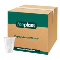 Copo Descartável 300ml Transparente Fonplast 2000 Unidades