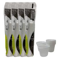 Copo Descartável 50Ml Branco 1000 Copos Plástico Café Chá Copo Descartável 50Ml Branco 1000 Copos Plástico Café Chá