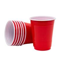 Copo Descartável Americano Bio Vermelho 400ml Pacote c/25un Trik Trik