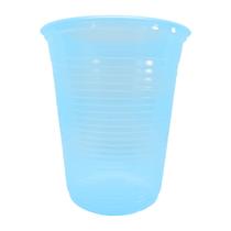 Copo Descartável Azul Neon de Festa - 200ml - 50 Unidades