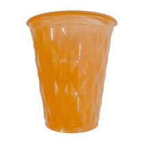 Copo Descartável Diamante Tons Variados 180ml - 40 Unidades