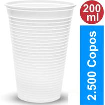 Copo Descartável em PP para Água 200ml Leitoso Ecocoppo Cx/ 2.500 copos - ALTACOPPO