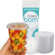 Copo Descartável Resistente Branco Com Tampa 200ml 100un. Copo Descartável Resistente Branco Com Tampa 200ml 100un.