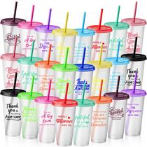 Copo Descartável Skylety 700ml (24 Unidades) - Ideal para Presentes