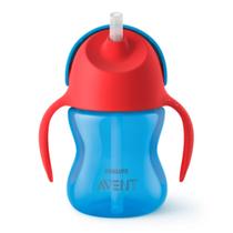 Copo Dino com Canudo 200ml Vermelho - Philips Avent Copo Dino com Canudo 200ml Vermelho - Philips Avent