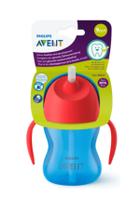 Copo Dinossauro C/canudo Curvado 200ml Azul E Verm - Avent Copo Dinossauro C/canudo Curvado 200ml Azul E Verm - Avent