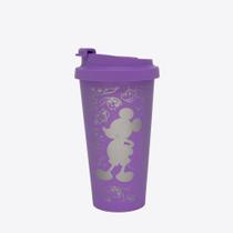 Copo Disney 100 Anos 500ml Plástico Tampa Silicone